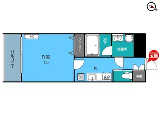 azalea park(アザレアパーク笹口)【6階】の間取り