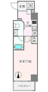 S-RESIDENCE池袋Norte【7階】の間取り