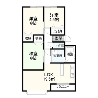 グローバルタウンKII【2階】の間取り