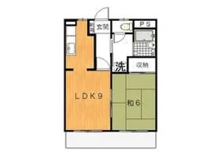 セナシティ【3階】の間取り