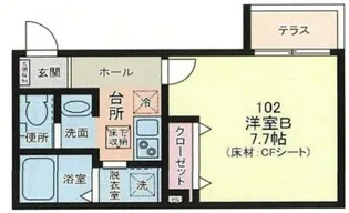 HESTA近代前2【1階】の間取り