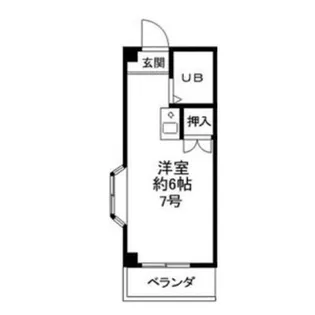 ベルメゾンロゼ【2階】の間取り