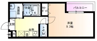 フジパレス上野芝III番館【3階】の間取り