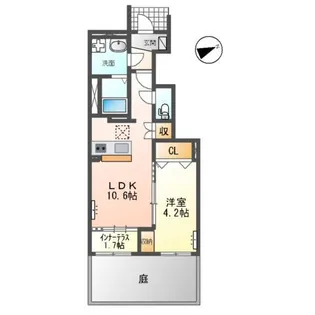仮)スターテラスII多功【1階】の間取り