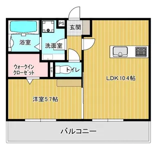 パークヴィラ下南部II【1階】の間取り