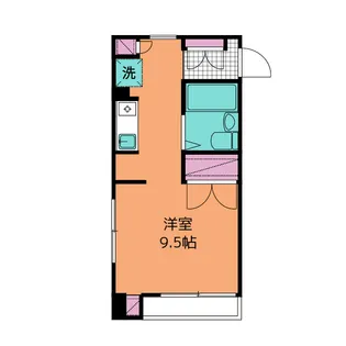 コーポかすが【1階】の間取り