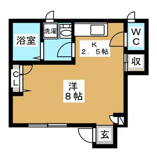 メゾン相模大野【1階】の間取り