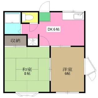 メゾンドベール【1階】の間取り