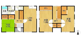 熊本県熊本市中央区出水7【一戸建】の間取り