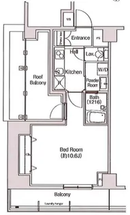 CAVANA北参道【7階】の間取り
