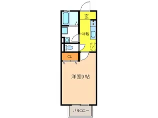 シャルルー日進【2階】の間取り