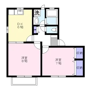 ピュール・メゾンA【2階】の間取り