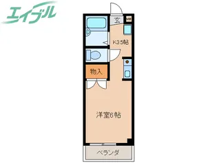 メゾンクレール【1階】の間取り