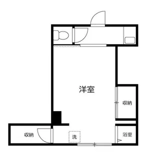 ソリューション門前仲町【2階】の間取り