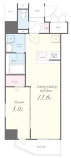 ウィステリア上池袋【6階】の間取り