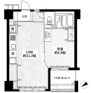 アクシア池袋【3階】の間取り
