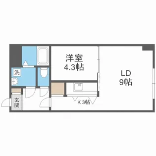 e-one イーワン【3階】の間取り