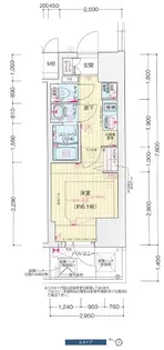 1Kの間取り画像