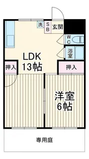 第一メゾン中沢【1階】の間取り