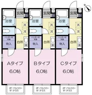 あすなろ4棟【1階】の間取り