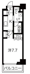 クレヴィスタ板橋西台II【9階】の間取り