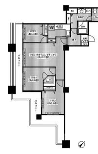 晴海アイランドトリトンスクエアビュータワー1号棟【24階】の間取り