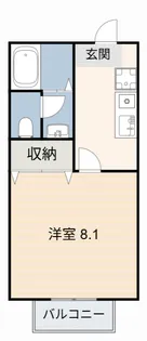 セジュール戸ケ崎【2階】の間取り