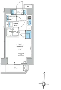 東京都江東区森下4【マンション】の間取り