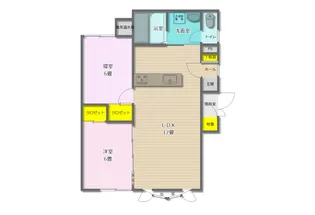 リオスイート【1階】の間取り