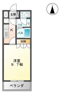 エスティール【2階】の間取り