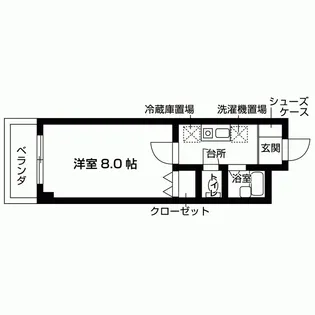 ヴィラパークヒル【1階】の間取り