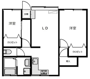 神奈川県横浜市中区本牧町1【アパート】の間取り