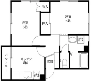 ファーストハイツ【2階】の間取り