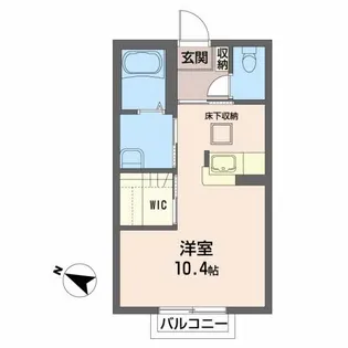 フォレスタ三条【1階】の間取り