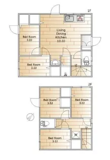 東京都目黒区祐天寺1【一戸建】の間取り