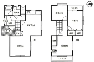 兵庫県神戸市垂水区下畑町字真田山【一戸建】の間取り