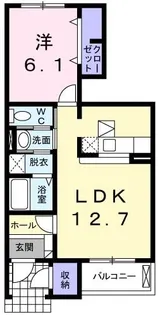 ヴィラ薫風一番館【1階】の間取り