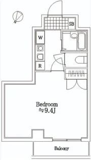ヴェルステージ茅場町【5階】の間取り