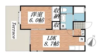 千葉県松戸市樋野口【アパート】の間取り
