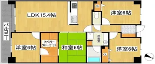 サーパス草津大路【2階】の間取り