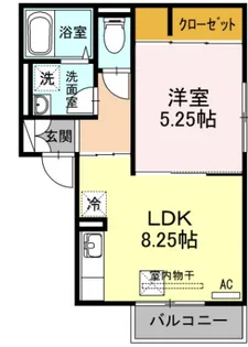 ブランチ田宮【1階】の間取り