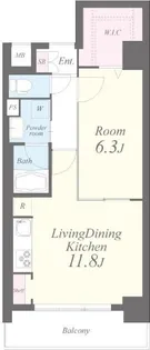 メゾンタナカ3【7階】の間取り