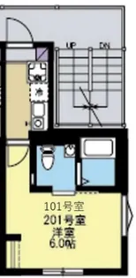 ビブロポート溝の口【1階】の間取り