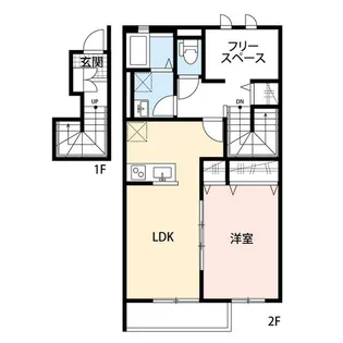 東京都多摩市和田【アパート】の間取り