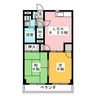 木村ビル【2階】の間取り