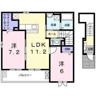 ブルーム【2階】の間取り
