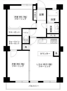 NK渋谷コータース【10階】の間取り
