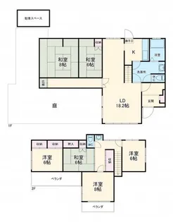 千葉県千葉市中央区東千葉1【一戸建】の間取り