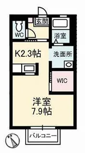ディアスKY【1階】の間取り
