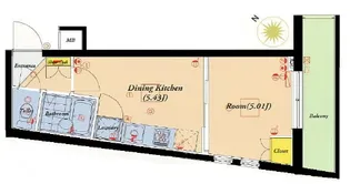 東京都杉並区和泉3【マンション】の間取り